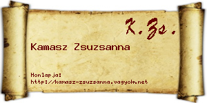 Kamasz Zsuzsanna névjegykártya
